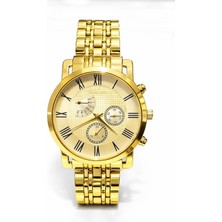 Showtime Gold Paslanmaz Çelik Erkek Kol Saati Gold