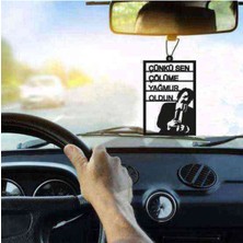 Özgürce Ahşap Dikiz Aynası Süsü, Araba Dekorasyonu, Şık ve Doğal Tasarım