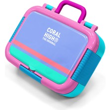 Coral High Kids Derin Mavi Desenli Paslanmaz Çelik Beslenme Kabı 39175