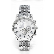 Showtime Gümüş  Paslanmaz Çelik Erkek Kol Saati Gümüş