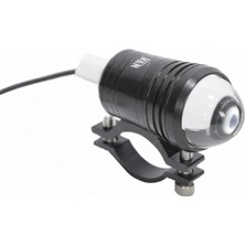 3u1 Kısa-Uzun Huzmeli Çakarlı Sis Lambası  Siyah 21 mm