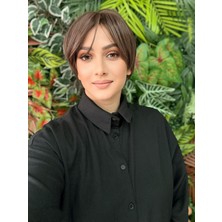 Aura Peruk Kahve Tonu Işıltılı Şahane Kesime Sahip Della Modelimiz