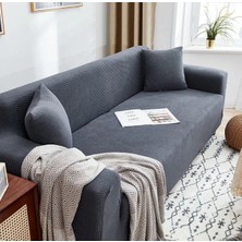 KUTLALE Likralı Pitikare Desen 3 Kişilik (1 Adet) Koltuk, Kanepe, Çekyat Örtüsü, Streç, Esnek, Lastikli, Koltuk Kılıfı