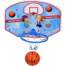 Nasyonel Toys Çocuk Basketbol Potası + Top | Duvara Asılabilir Mini Basket Seti