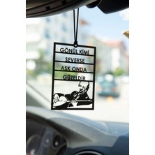 Özgürce Metal Neşet Dikiz Aynası Süsü, Şık ve Özel Oto Aksesuarı