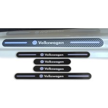 Özgürce Karbon Kapı Eşiği Seti, Volkswagen Caddy Uyumlu, Dayanıklı ve Şık Tasarım