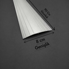 Pasha Dekor 8 cm Alüminyum Düz Kapı Eşiği Profili 90 cm