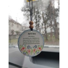 Özgürce Güçlü Koruma Nazar Duası Araba Süsü, Şık ve Hediyelik Oto Aksesuar