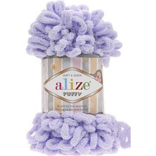 Alize Puffy (5 Adet) 146 Lavanta Rengi El Örgü Ipliği