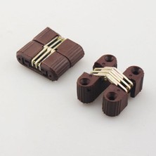 Karaaliler Katlanır Kırma Masa Menteşesi Akıllı Masa Menteşesi Sihirli Menteşe Akordiyon Menteşe Kahve 2 Adet