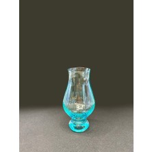 Roy King Turkuaz Ayaklı 6'lı Kristal Cam Kahve Yanı Bardak