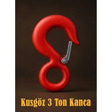 Bema Tools 3 Tonluk Yük Taşıma Kaldırma Vinç Kuşgöz Kanca 3 Ton