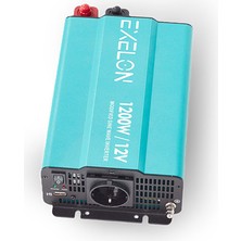 Mexxsun Exelon Modifiye Sinüs 1200W 12V Invertör