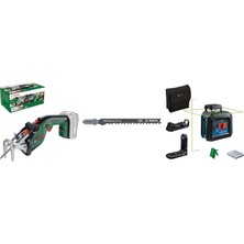 Bosch Home And Garden Akülü Bahçe Testeresi/kılıç Testeresi/... +2 Parça Yapı Seti