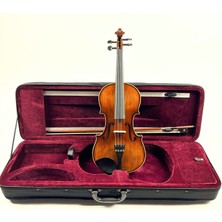 Vivaldi VL-904A 4/4  Solid (Ağaç ) Keman. Abanoz Burgu, Klavye ve çenelik)