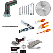 Bosch Home And Garden Akülü Elektrikli Temizleme Fırçası Uni... +7 Parça Yapı Seti