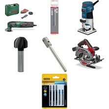 Bosch Home And Garden Pmf 220 Ce Çok Fonksiyonlu El Aleti Pm... +6 Parça Yapı Seti