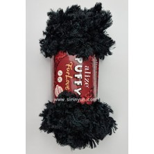 Alize Puffy Furlove (5 Adet) 60 Siyah Renkli Hazır Ilmekli El Örgü Ipliği