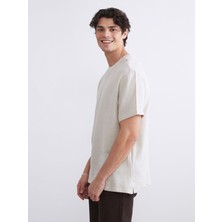 Lc Waikiki Yeni Sezon Bisiklet Yaka Müslin Erkek Tişört