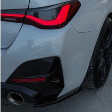 Aftermarket Bmw 4 Serisi G26 Grand Coupe M Paket Arka Flap Parlak Siyah 2 Parça