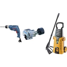 Bosch Professional Gbm 6 Re Darbesiz Matkap (350 W, 6,5 mm M... +2 Parça Yapı Seti