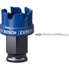 Bosch Professional 1x Expert Sheet Metal Delik Açma Testeres... +1 Parça Yapı Seti