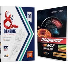 Hız ve Renk Yayınları Tyt 8 Li Deneme ile Paragraf Soru Bankası Seti 2 Kitap