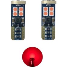 Özgürce T10 LED Park Ampulü 12SMD W5W Canbus Kırmızı, Şık ve Parlak Aydınlatma