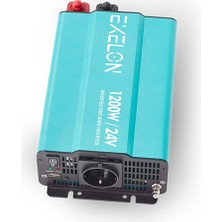 Mexxsun Exelon Modifiye Sinüs 1200W 24V Invertör