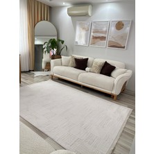 GÜLCEM HOME Ihtişam Perge,  Emsalsiz Ipeksi Yün Tuşeli Triko Akrilik Oturma Odası ve Salon Halısı