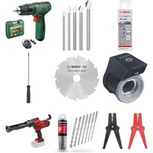 Bosch Akülü Darbeli Vidalama Easyımpact 1200 (1x Akü, 12 Vol... +8 Parça Yapı Seti