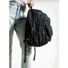 Mega Çanta Okul Çantası Mega Büyük Boy Leptop Bölmeli Çok Gözlü Sırt Çantası