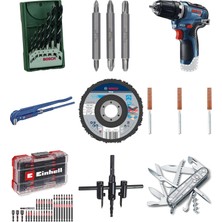 Bosch Professional Accessories Ahşap Matkap Uçu, Yeşil, 7 Ad... +8 Parça Yapı Seti