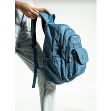 Mega Çanta Okul Çantası Mega Büyük Boy Leptop Bölmeli Çok Gözlü Sırt Çantası