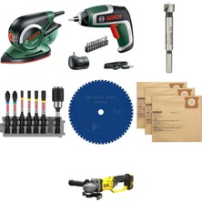 Bosch Home And Garden Elektrikli Avuç Içi Delta Zımpara Psm ... +6 Parça Yapı Seti