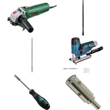 Bosch Home And Garden Bosch Üniversal Fırça 3,6 V Akülü Fırç... +5 Parça Yapı Seti