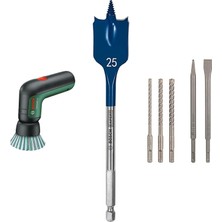 Bosch Home And Garden Akülü Elektrikli Temizleme Fırçası Uni... +2 Parça Yapı Seti