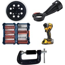 Bosch Professional Accessories 1x Zımpara Pedi (Çap 125 Mm, ... +4 Parça Yapı Seti