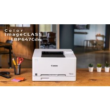 Kaia Life Canon  I-Sensys LBP647CDW,  Wifi, Lan, Duplex, Renkli Lazer, Yazıcı (Dakikada 25  Sayfa) Orijinal Tonerli