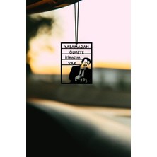 Özgürce Metal Müslüm Yaşamadan Ölmeye Dikiz Aynası Süsü, Şık ve Anlamlı Oto Aksesuar