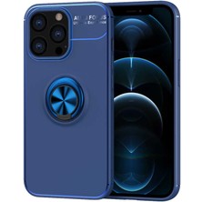 Gns Store iPhone 13 Pro Max Kılıf Gnst Ravel Silikon Kapak-Mavi