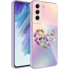 Gns Store Galaxy S21 Fe Kılıf Kamera Korumalı Desenli Sert Silikon Gnst Epoksi Kapak-No1