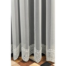 Cortibo Rotterdam Etek Desenli 1'e 3 Sık Pileli Tül Perde