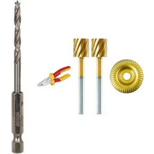 Bosch Professional Accessories Altıgen Şaftlı Ahşap Matkap U... +3 Parça Yapı Seti