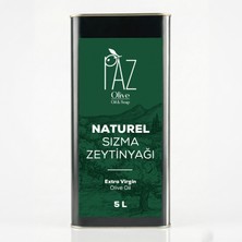 Paz Naturel Sızma Zeytinyağı 5 L Teneke