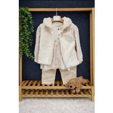 Nurcan Bebe Pluş Montlu  3 Lü Takım(2-3-4-5 Yaş)