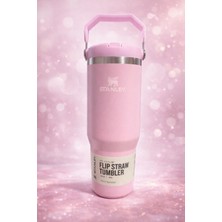 Stanley The Iceflow Flip Straw Pipetli Termos Bardak 0,89 Lt Pembe