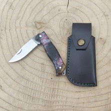 Göcen Epoksi Saplı Paslanmaz Çelikten Yaylı Kamp Çakısı Kılıflı Erkekler Için Kişiselleştirilebilir Hediye