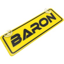 Özgürce Şık Sarı Dekoratif Cam Plaka Vantuzlu Duvar Süsü