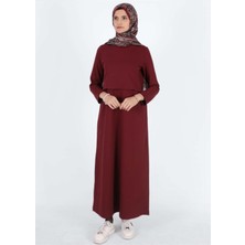 Mersha Collection 4 Mevsim Emzirme Özellikli Elbise - Lohusa Anne Kıyafeti
